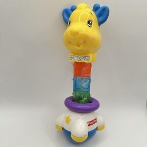 Fisher Price Sparkling Symphony Giraffe 71674 Retired‎ Baby Toy 2001 VTG Read